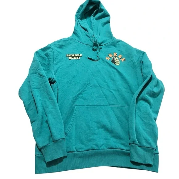 Shrek Oversized Hoodie Size Medium Baggy Streetwear Cartoon Bold Vibrant - Picture 1 of 8